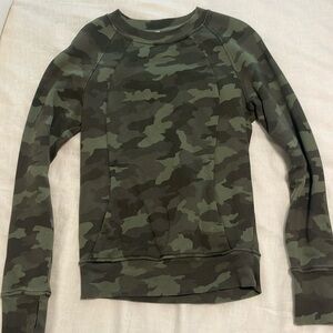 Lululemon Camo Sweatshirt